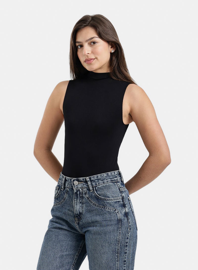 Carina Sleeveless High Neck Bodysuit - Image 1